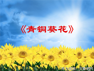 《青铜葵花》经典名句
