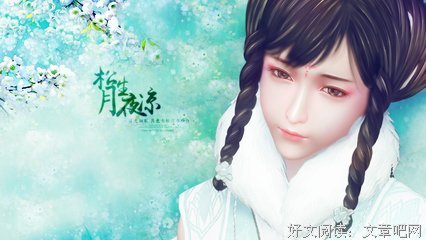 关于雪影名言