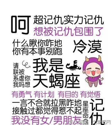 最新的星座系座右铭