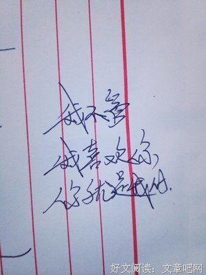《情书》好段摘抄
