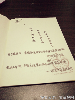 你是年少的欢喜