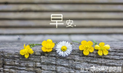 正能量好词好句