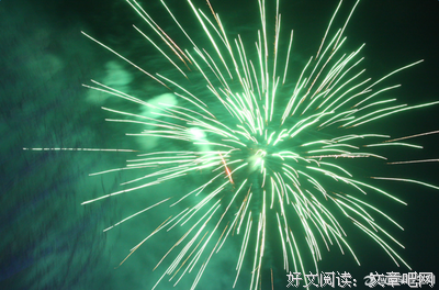 烟火的优美句子