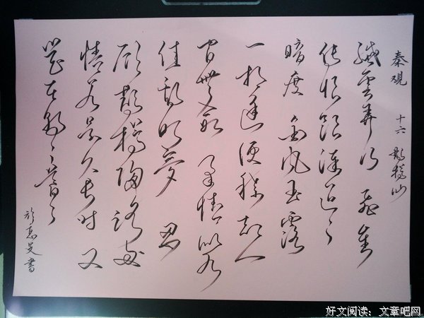 秦观座右铭