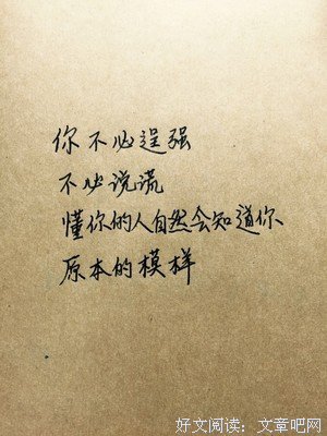 情书句子