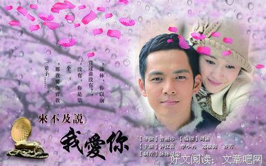 《来不及说我爱你》经典的句子