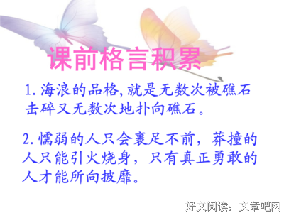 听听雨夜的格言