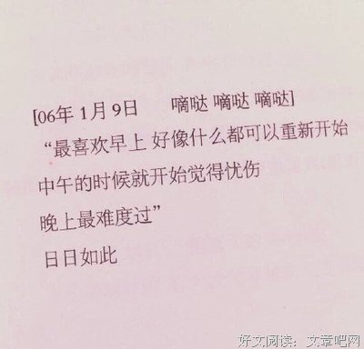 最全的《浮生若梦》小说书摘