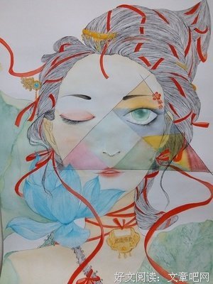 描写蓝莲的经典句子