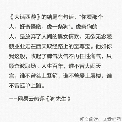 《网易云热评》小说句子