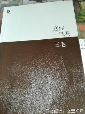 最经典的《送你一匹马》经典句子
