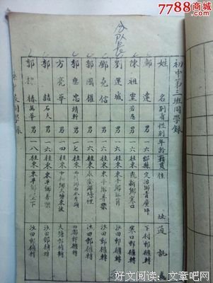 最经典的《同学录》小说书摘大全