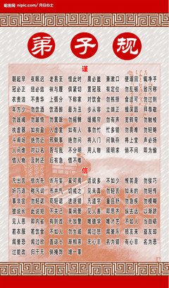 最新的《弟子规》经典语句