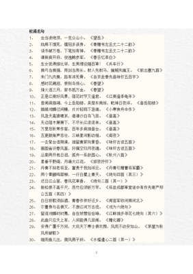 最全的杜甫名言大全
