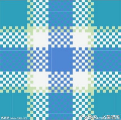 蓝白格子座右铭