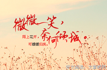 最全的《微微一笑很倾城》经典句子