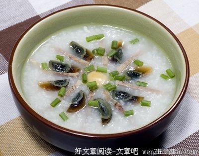 她为什么能喝到粥