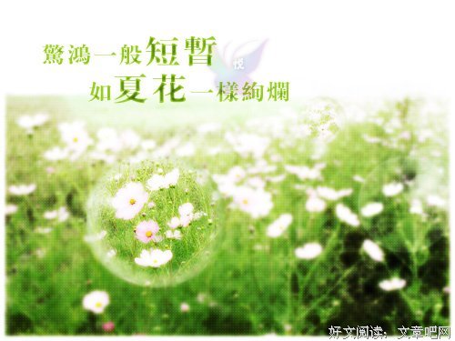 微凉的青春时光，有你相伴