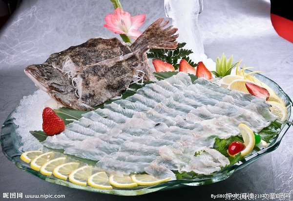鲜鱼刺身