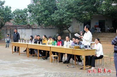清晨七点钟来送别——外罗中学的孩子们