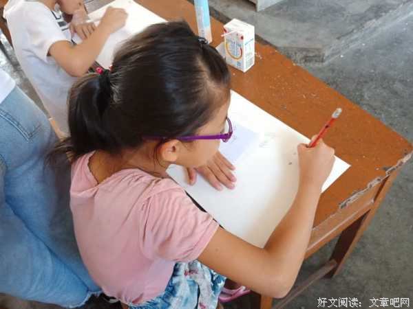 烈日炎炎无所惧，美术课堂欢乐多