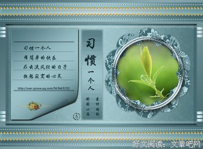习惯一个人