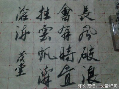 长风破浪会有时，直挂云帆济沧海