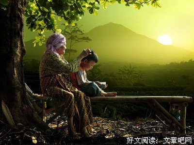 小时候在农村姥姥家长大