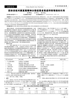 抑郁焦虑心理康复训练：CBT网络8周训练营（第19期）