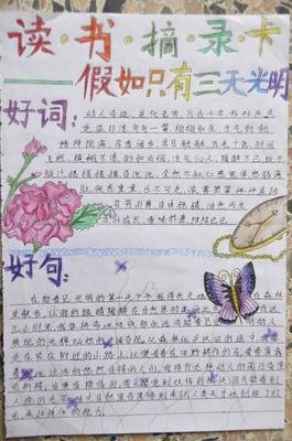 最全的《摘录墙》好段摘抄