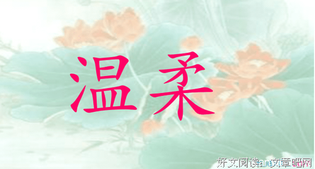 温柔了发还么这好词好句