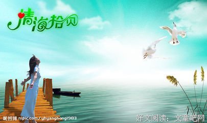 情海拾贝的优美句子