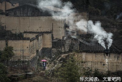 炊烟袅袅的句子