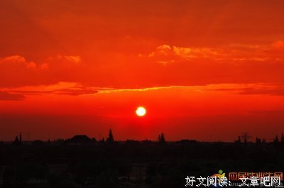 关于夕阳的优美句子