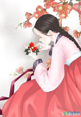 然第这天就的女子句子