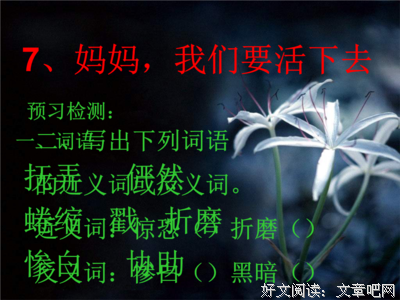 有关闪电的句子