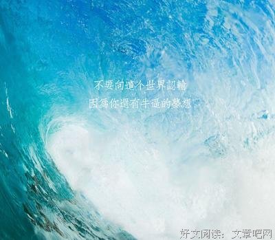 关于第不考作文专栏的优美句子
