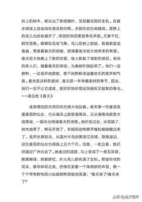 作文素材的优美句子