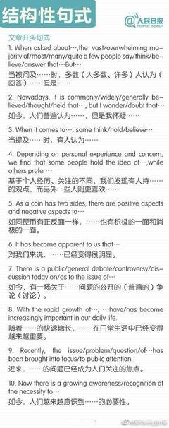 关于议论文写作的优美句子