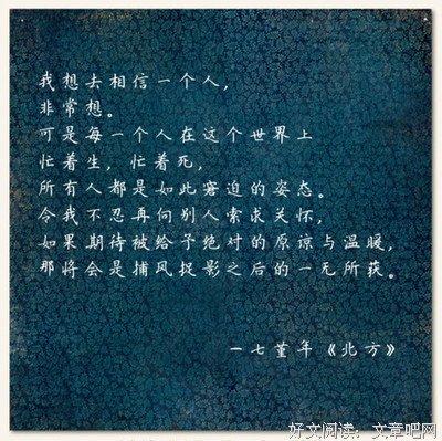 我喜欢的句子