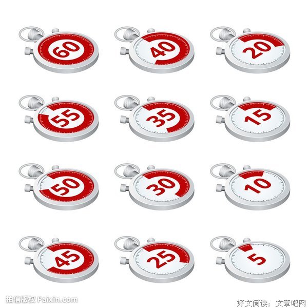 关于秒表的格言
