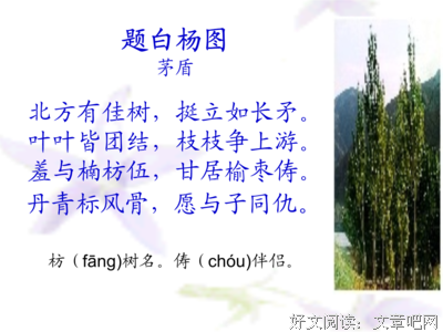 描写屈生的经典句子