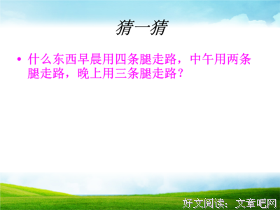 理解的两条腿
