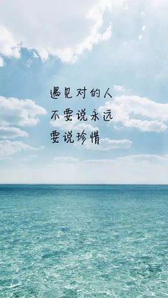 遇见。句子大全