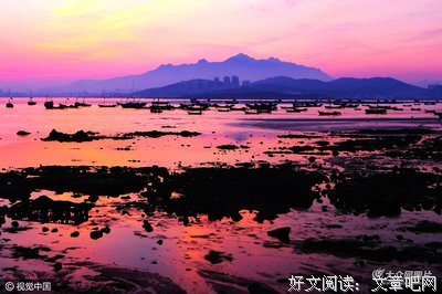 渔舟唱晚好词好句