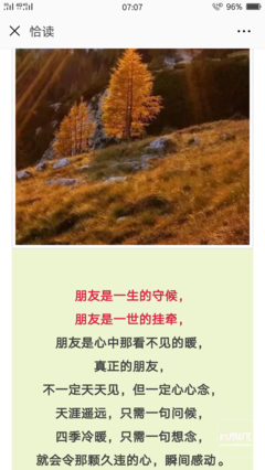 牵挂在心中，无言也温暖
