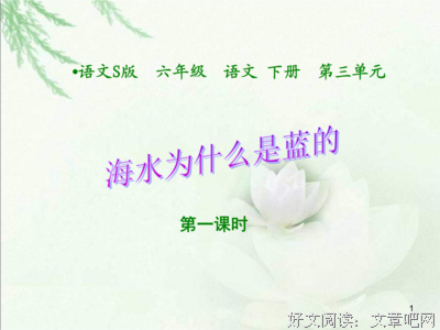 第一水那句子