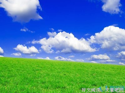 绿优美的句子