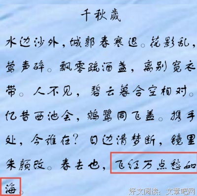 飘零落花，跌入心底的句子