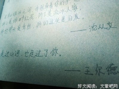 摘抄句子